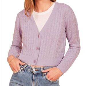 Reformation Lilac Cardigan!